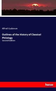 Cover von Outlines of the History of Classical Philology