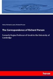 Cover von The Correspondence of Richard Porson
