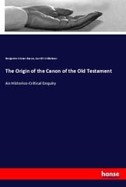 Cover von The Origin of the Canon of the Old Testament