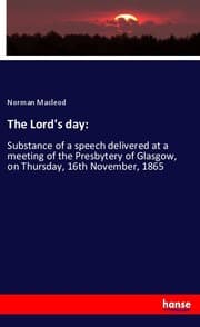 Cover von The Lord's day: