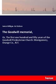 Cover von The Goodwill memorial,