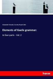 Cover von Elements of Gaelic grammar: