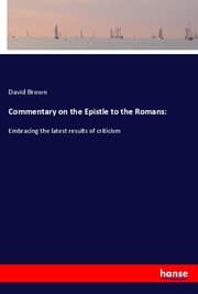 Cover von Commentary on the Epistle to the Romans:
