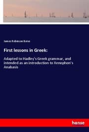 Cover von First lessons in Greek: