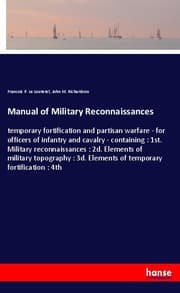 Cover von Manual of Military Reconnaissances