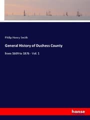 Cover von General History of Duchess County