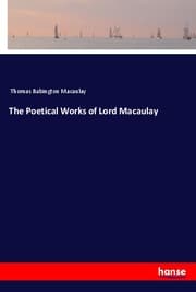 Cover von The Poetical Works of Lord Macaulay
