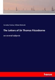 Cover von The Letters of Sir Thomas Fitzosborne