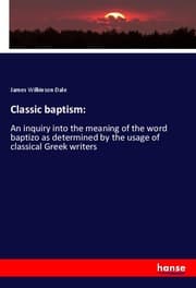 Cover von Classic baptism: