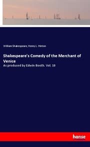 Cover von Shakespeare's Comedy of the Merchant of Venice