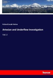 Cover von Artesian and Underflow Investigation