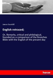 Cover von English retraced;