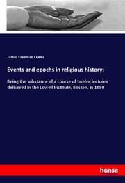 Cover von Events and epochs in religious history: