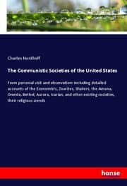 Cover von The Communistic Societies of the United States