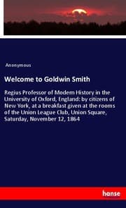 Cover von Welcome to Goldwin Smith