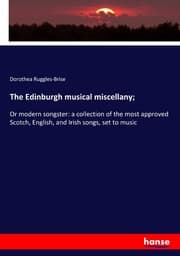Cover von The Edinburgh musical miscellany;