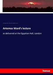 Cover von Artemus Ward's lecture