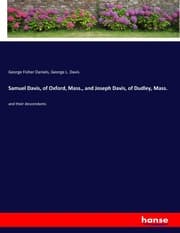 Cover von Samuel Davis, of Oxford, Mass., and Joseph Davis, of Dudley, Mass.