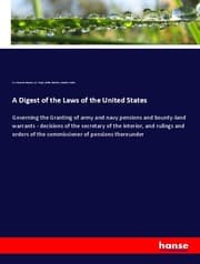 Cover von A Digest of the Laws of the United States