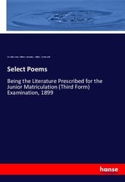 Cover von Select Poems