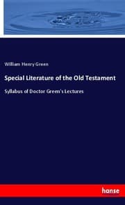 Cover von Special Literature of the Old Testament