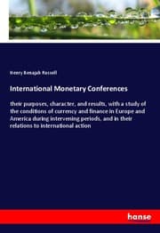Cover von International Monetary Conferences
