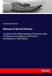 Cover von Manual of Sacred History: