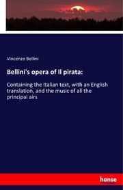 Cover von Bellini's opera of Il pirata: