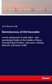 Cover von Reminiscences of Old Dunstable