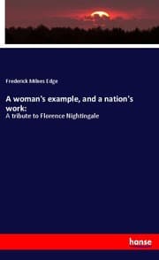 Cover von A woman's example, and a nation's work: