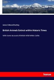 Cover von British Animals Extinct within Historic Times