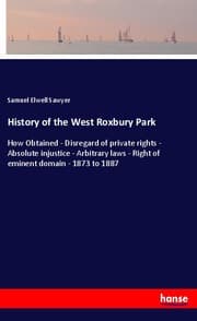 Cover von History of the West Roxbury Park