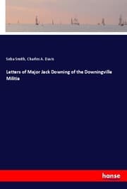 Cover von Letters of Major Jack Downing of the Downingville Militia