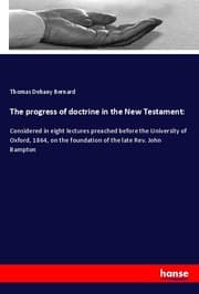 Cover von The progress of doctrine in the New Testament: