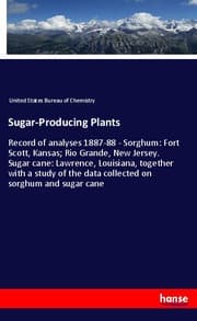 Cover von Sugar-Producing Plants