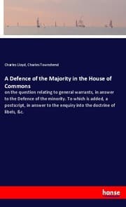 Cover von A Defence of the Majority in the House of Commons