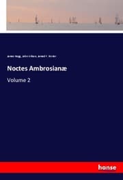 Cover von Noctes Ambrosianæ