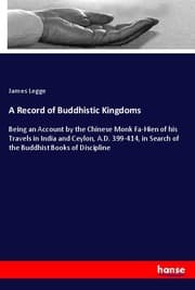 Cover von A Record of Buddhistic Kingdoms