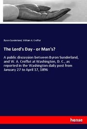 Cover von The Lord's Day - or Man's?
