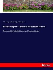 Cover von Richard Wagner's Letters to His Dresden Friends