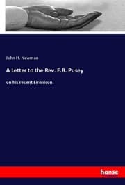 Cover von A Letter to the Rev. E.B. Pusey
