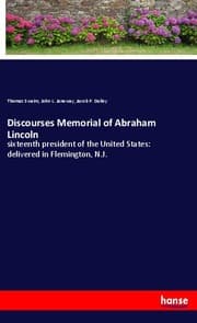 Cover von Discourses Memorial of Abraham Lincoln