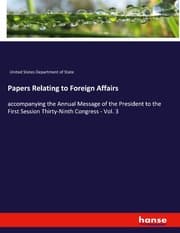Cover von Papers Relating to Foreign Affairs