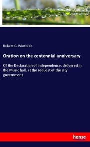 Cover von Oration on the centennial anniversary