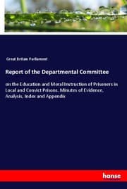 Cover von Report of the Departmental Committee