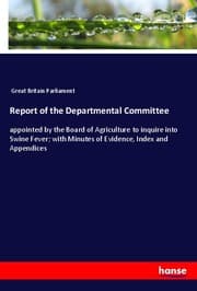 Cover von Report of the Departmental Committee