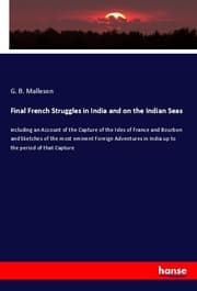 Cover von Final French Struggles in India and on the Indian Seas