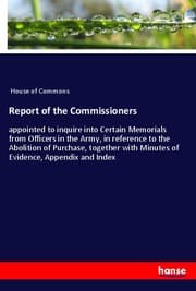 Cover von Report of the Commissioners