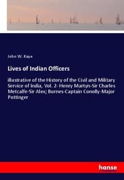 Cover von Lives of Indian Officers