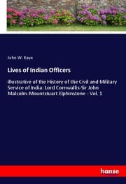 Cover von Lives of Indian Officers